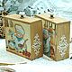 Caja de lata cocinero divertido decoupage árbol. Storage Box. Studio Villa-Oliva. Ярмарка Мастеров.  Фото №4
