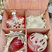 Сувениры и подарки handmade. Livemaster - original item Toy set, matte with red. Handmade.