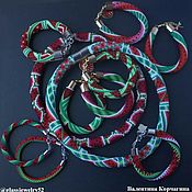Украшения handmade. Livemaster - original item Watermelon necklaces and beaded bracelets. Handmade.
