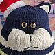 Огромный вязаный кот Аркадий. Мягкие игрушки. HURMA. Ярмарка Мастеров.  Фото №4