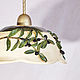Ceiling lamp Olive branch. Chandeliers. Elena Zaychenko - Lenzay Ceramics. Online shopping on My Livemaster.  Фото №2