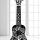 Укулеле "День и ночь" гавайская гитара. Укулеле (гавайская гитара). Guitar & Ukulele art Studio. Ярмарка Мастеров.  Фото №4