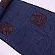 Japanese silk 'Dark blue'. Fabric. Fabrics from Japan. Online shopping on My Livemaster.  Фото №2
