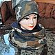 A set of voluminous knitwear 'We are going camping'. Headwear Sets. Olga Lado. My Livemaster. Фото №5