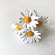 Hairpins with chamomile flowers. Hair Decoration. Flowesforever. Online shopping on My Livemaster.  Фото №2