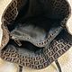 Винтаж: Винтажная сумка-тоут Fendi Vintage FF ZUCCA. Сделано в Италии. Сумки винтажные. Chic bags. Ярмарка Мастеров.  Фото №4