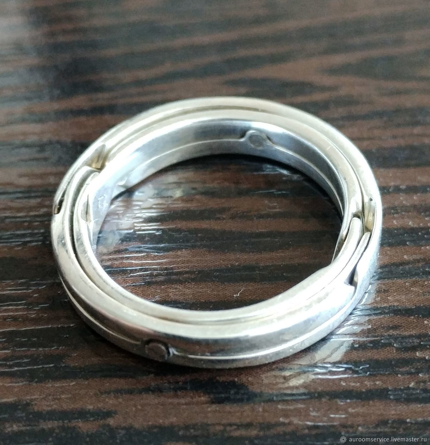Серебряные кольца сферы