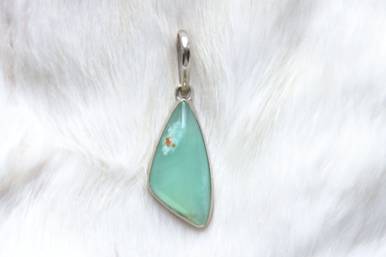 Подвеска с хризопразом треугольная купить в интернет-магазине Ярмарка ...