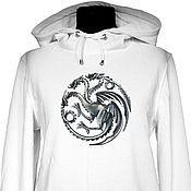 Одежда handmade. Livemaster - original item Game of thrones hoodie. House Targaryen. Handmade.