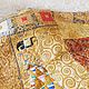 Gustav Klimt WAITING patchwork quilt. Blanket. loved patchwork. My Livemaster. Фото №5