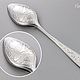 Silver dessert spoon Hedgehog, Spoons, Privolzhsk,  Фото №1