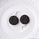 Заказать "Oreo" кулон и серьги. Polina Novikova. Ярмарка Мастеров. . Комплекты украшений Фото №3