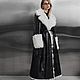 Дубленка long white тиградо лаковая кожа. Дубленки. YANA KRAFT BRAND. Ярмарка Мастеров.  Фото №13