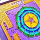  Витражная Махамритьюнжая янтра на стекле 28х28 см. Янтра. ZorkaVenera (Татьяна). Ярмарка Мастеров.  Фото №6