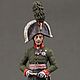 Tin soldier 54 mm. in the painting.Napoleon.Bagration. RUSSIA, Military miniature, St. Petersburg,  Фото №1