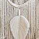 Заказать Панно макраме с листьями. Оксана Макраме узелочки (macrame-uzelochki). Ярмарка Мастеров. . Панно макраме Фото №3