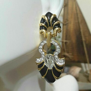 Винтаж ручной работы. Ярмарка Мастеров - ручная работа Винтаж: Серьги.. Handmade.