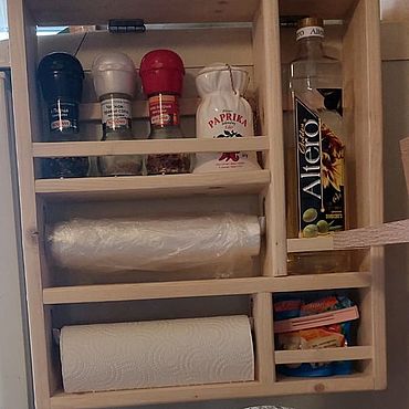 Для дома и интерьера ручной работы. Ярмарка Мастеров - ручная работа Полка на холодильник (шкаф). Handmade.