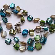 Материалы для творчества handmade. Livemaster - original item Mother of pearl, colored beads 5-7 mm. Handmade.