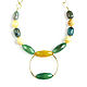 Designer necklace 'Green Garden' author's necklace, Necklace, Moscow,  Фото №1