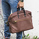Men's bag genuine leather. Men\'s bag. IguanaLeather (iguanaleather). Online shopping on My Livemaster.  Фото №2