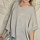  Вязанная льняная кофта "Свободный Штрих". Кофты. Knit_Style. Ярмарка Мастеров.  Фото №12