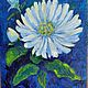 Картина: Белый цветок хризантемы. Картины. Ирина (Silver-river). Интернет-магазин Ярмарка Мастеров.  Фото №2