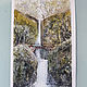 Watercolor painting 'Fairy tale forest'. Pictures. Akravny_art (akrainy). Online shopping on My Livemaster.  Фото №2