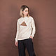 Milk sweatshirtwith triangle. Sweatshirts. Alena Vishnyakova. Online shopping on My Livemaster.  Фото №2