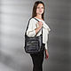 Womens leather backpack 'nick' (black). Classic Bag. Russian leather Guild. Online shopping on My Livemaster.  Фото №2