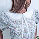 Платье " Прованс" серое со съёмным воротником. Платья. Lady_dress. Ярмарка Мастеров.  Фото №10