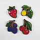 Brooches made of beads Berries, brooch Strawberry, Raspberry, Irga, Cherry brooches berry, Brooch set, Smolensk,  Фото №1