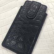 Сумки и аксессуары handmade. Livemaster - original item Crocodile Skin Smartphone Case. Handmade.