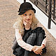 Детская шляпка ретро. Шляпы. EDIS | дизайнерские шляпы Наталии Эдис. Интернет-магазин Ярмарка Мастеров.  Фото №2