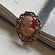 Винтаж: Брошь-камея. Артикул: KoB08A1(54525880). Броши винтажные. Костюм и брошь. Ярмарка Мастеров.  Фото №6