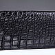 Genuine Crocodile leather purse IMA0040B3. Purse. CrocShop. My Livemaster. Фото №5