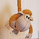 Monkey. Stuffed Toys. Favorite toys from Kafetina. My Livemaster. Фото №4