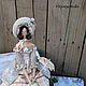 кукла тильда ручной работы купить тильда барышня зонтик винтажный стиль интерьерная кукла кукла в подарок подарок подруге