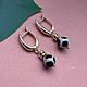 Серьги с агатом дзи. Серьги классические. Katerina Moroz accessories for you (katerinamoroz). Ярмарка Мастеров.  Фото №5