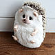 Big plush hedgehog. Stuffed Toys. handmade toys by Mari. My Livemaster. Фото №5