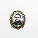 Brooch Lermontov, Brooches, Moscow,  Фото №1