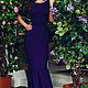 Теплое платье баклажан. Платья. Dudu-dress. Интернет-магазин Ярмарка Мастеров.  Фото №2