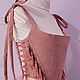 Корсет с кисточками Bohemia 3.0. Корсеты. Yes, of corset. Интернет-магазин Ярмарка Мастеров.  Фото №2
