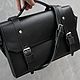 Order Men's business bag Roland, Men's leather bag. Lemberg Leather. Livemaster. . Men\'s bag Фото №3