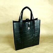 Сумки и аксессуары handmade. Livemaster - original item Bag bag without lining made of natural thick leather. Handmade.