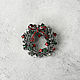Brooch Christmas Wreath. Brooches. Twinkle Shop (twinkleshop). Online shopping on My Livemaster.  Фото №2