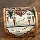 Винтаж: Старинная шкатулка, кость/ ручная роспись. Шкатулки винтажные. Brocante chez Alla. Ярмарка Мастеров.  Фото №4