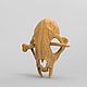 3D модель STL файл для 3Д принтера и ЧПУ Заколка Череп. Шаблоны для резки. 3dprint-models. Ярмарка Мастеров.  Фото №4
