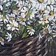 Oil painting still life Basket with daisies. Pictures. Ирина Димчева. Online shopping on My Livemaster.  Фото №2