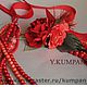 Заказать Бусы.Осень. Кумпан Юлия FLOWERS  ACCESSORIES. Ярмарка Мастеров. . Колье Фото №3